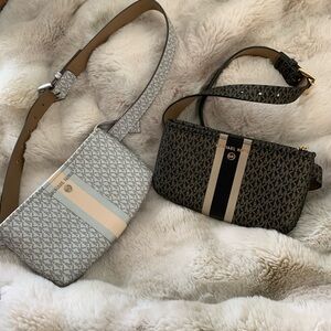 Michael Kors Crossbody Bag Duo - Black and Cream